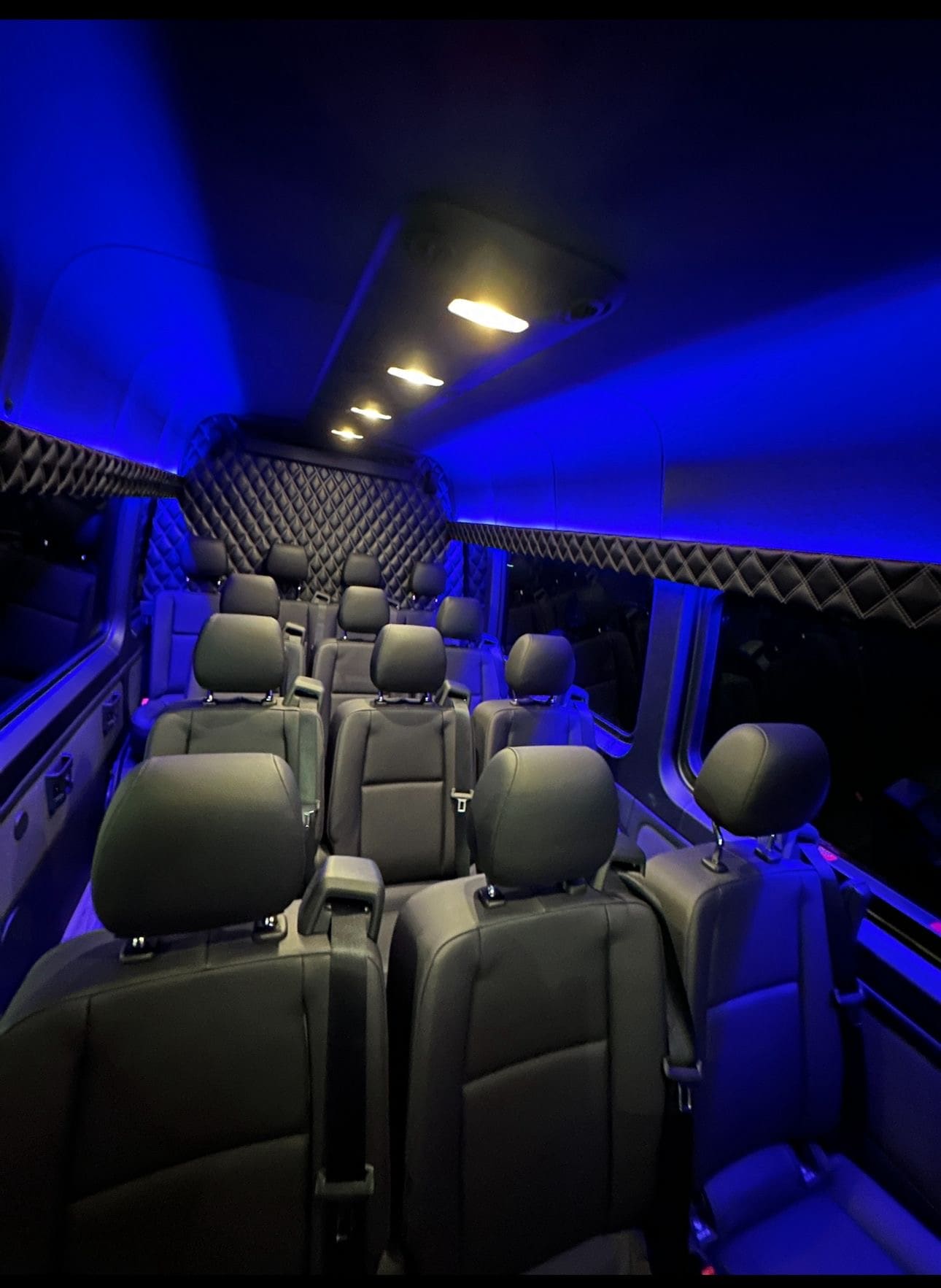 Sprinter van for group transfers