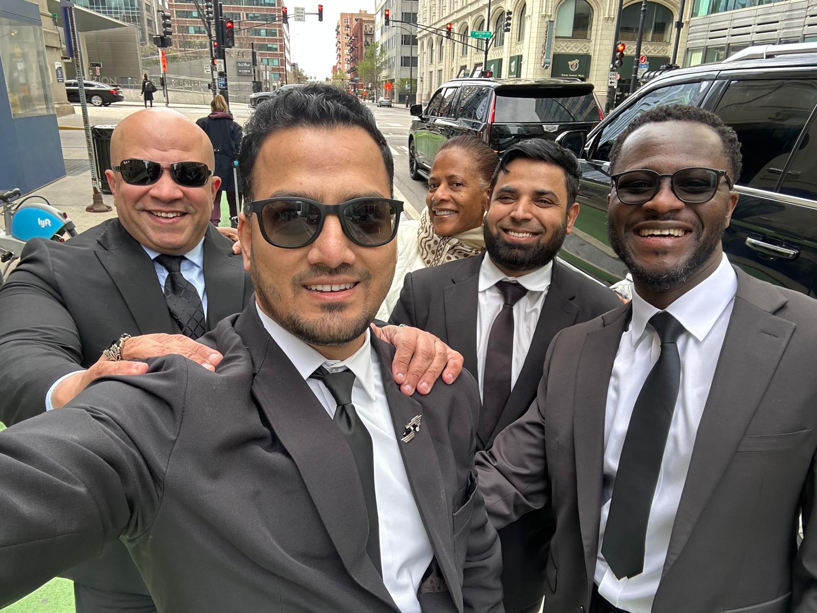 DelightLimo chauffeurs in downtown Chicago